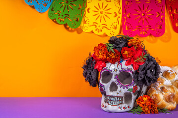 Dia de los muertos background