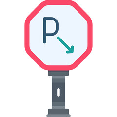 Customer Parking Only Sign Icon