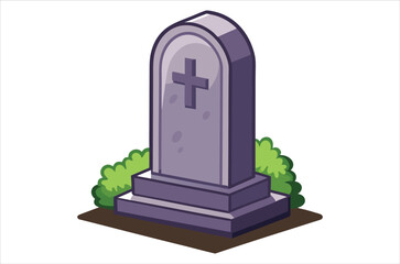 tombstone vector,  icon vector illustration,  tombstone silhouette of a tombstone isolated on a white background, eps, png, svg, vector,