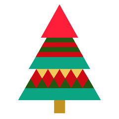 Fototapeta premium abstract christmas tree