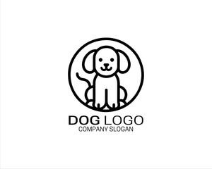 dog logo vector
