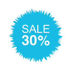 30% Off Sale - Royalty Free Vector Image | VectorStock