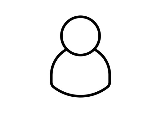 recommend clip art: Icono negro de perfil de usuario de avatar