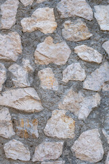 background with modern cement binder stone wall