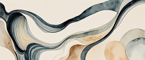 Obraz premium illustrazione sfondo con elementi astratti a tema geometrico surreale