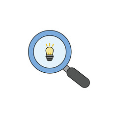 search ideas vector type icon