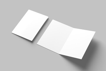 A4 Bifold Brochure Mockup