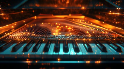 Illuminated Piano Keys