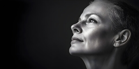 portrait of a woman, ai generated.