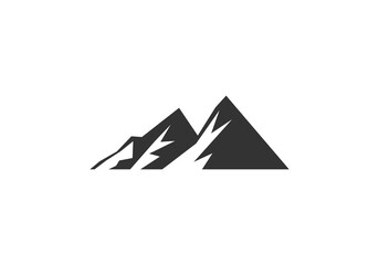 mountain logo template logo icon vector illustration