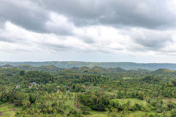 Fototapeta premium Chocolate hills in Bohol. Bohol island, Philippines 