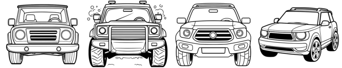 Car icon for website, mobile, presentation, and logo design.