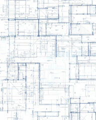 Abstract architectural blueprint pattern with overlapping lines.