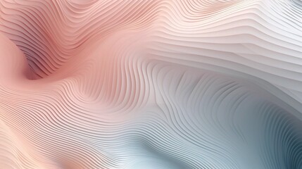Abstract 3D Swirl Patterns in Soft Colors