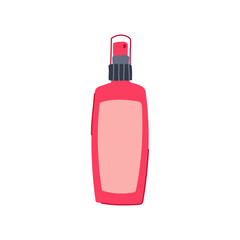 long setting spray cartoon. lasting hydration, matte mist, refresh hold long setting spray sign. isolated symbol vector illustration