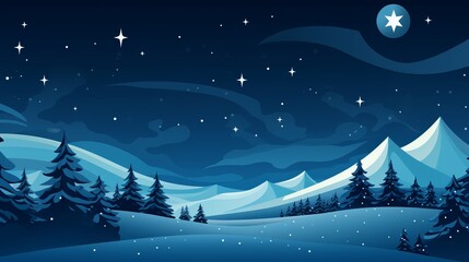 Fototapeta premium Enchanting outdoor christmas nature backgrounds for a festive holiday atmosphere