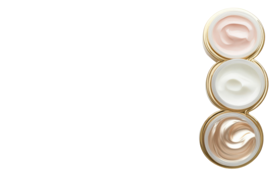 Luxurious Texture Elegant K-Beauty Moisturizers Isolated On Transparent Background on transparent background