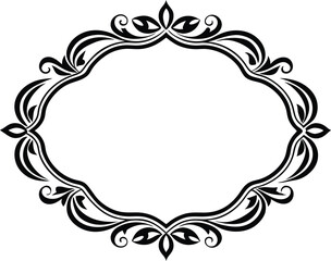 vintage frame, decorative frame vector illustration 