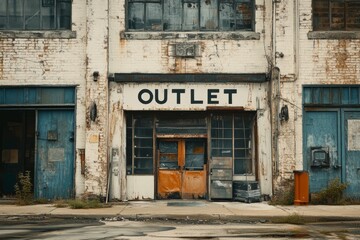 outlet warehouse door
