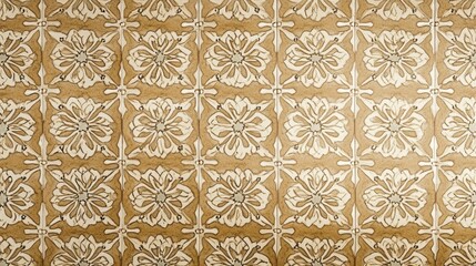 Intricate Arabic tile pattern, reflecting Dubai heritage. Copy space