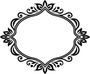 vintage frame, decorative frame vector illustration 