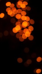 Warm Bokeh Glow Background for Cozy Holiday and Autumn Designs