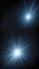 Obraz premium Ethereal Celestial Glow Wallpaper with Dreamy White and Blue Starburst
