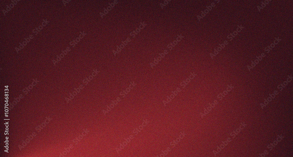 Leinwandbilder Abstract Dark red gradient grainy background with grainy noise texture. Moody and elegant design good for modern art, posters, banners, and digital