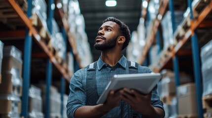 Real-time stock updates on digital displays, helping warehouse workers manage inventory efficiently