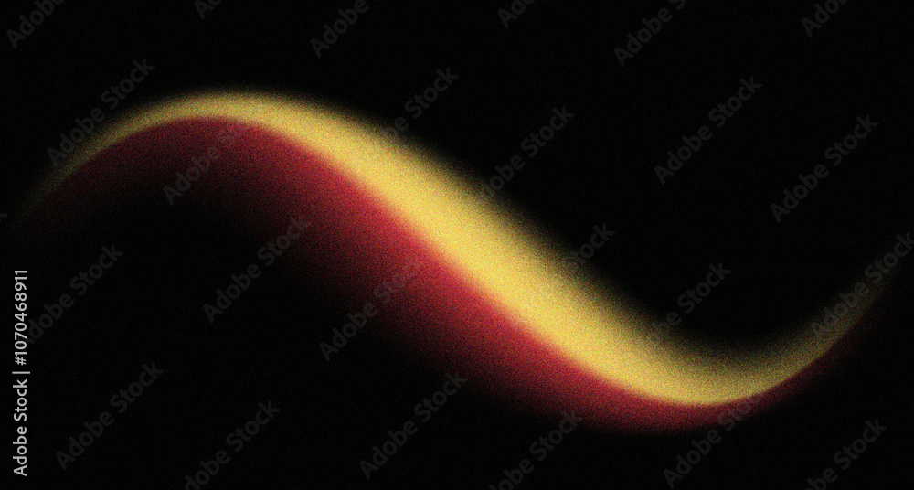 Aufkleber red yellow dark grainy gradient background, blurred colors with noise texture effect, copy space for