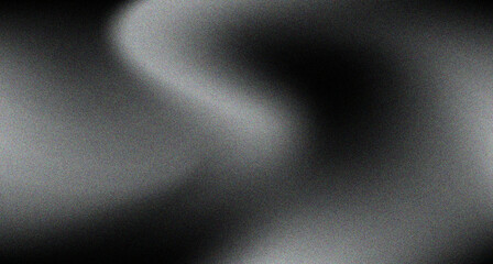 Monochrome abstract with grain texture black and grey gradient background