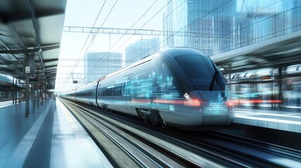 Wireless communications for high-speed rail enabling real-time train and station connectivity