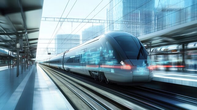Wireless communications for high-speed rail enabling real-time train and station connectivity