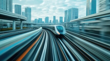 Underwater high-speed rail networks connecting cities across oceans with advanced rail technology