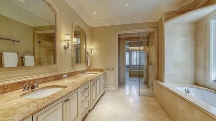 Elegant Modern Bathroom with Natural Light
