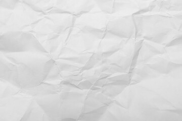 White Paper Texture background. Crumpled white paper abstract shape background with space paper recycle for text