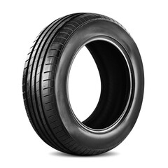 car tire isolated on white background.