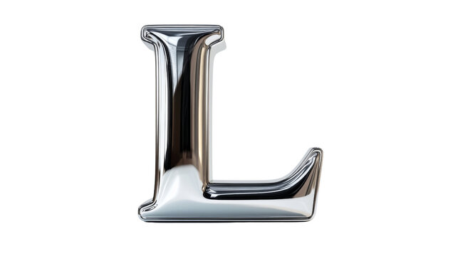 Chrome Letter L.