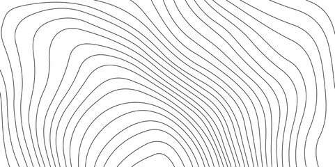 Abstract topographic contours map background. Lines Topographic contour lines map seamless pattern. The black on white contours topography stylized height of the lines map.