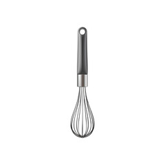 Kitchen whisk with stainless steel handle highly detailed, stand