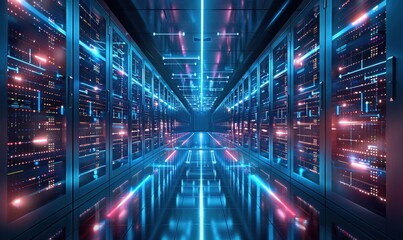 Obraz premium 数据库信息系统存储大模型人工智能