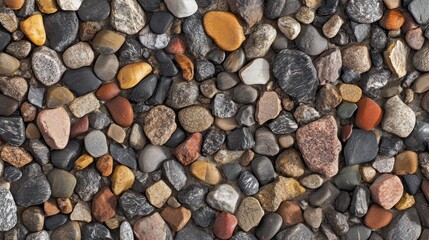 Close Up of Colorful Smooth Stones