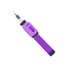 circuit soldering iron cartoon. desolder station, temperature lead, rosin electric circuit soldering iron sign. isolated symbol vector illustration