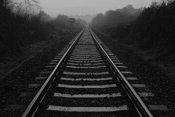 Fototapeta premium railroad tracks