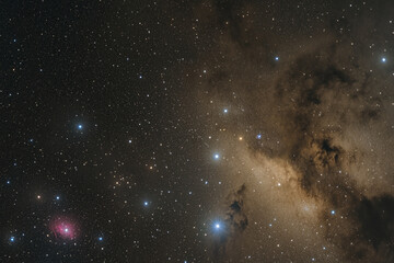 Naklejka premium starry night sky