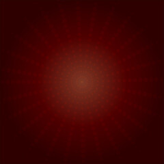 Dark red background with astonishing dots
