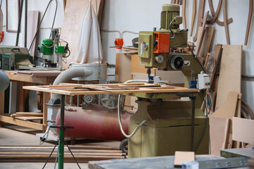 wood routers, mill machines and air compressor , furniture factory, industrial
