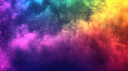 Fototapeta premium Vibrant Colorful Abstract Background with Sparkles