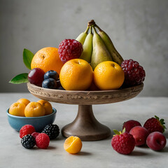 fruits on a plate