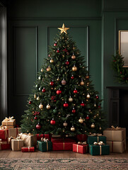 christmas tree with gifts